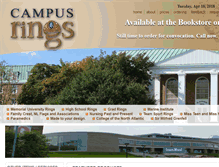 Tablet Screenshot of campusrings.com